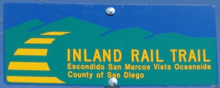 Inland Rail Trail sign